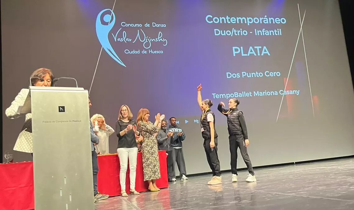 Entrega de premios del Concurso Nijinsky en su modalidad Modern. Foto Mercedes Manterola