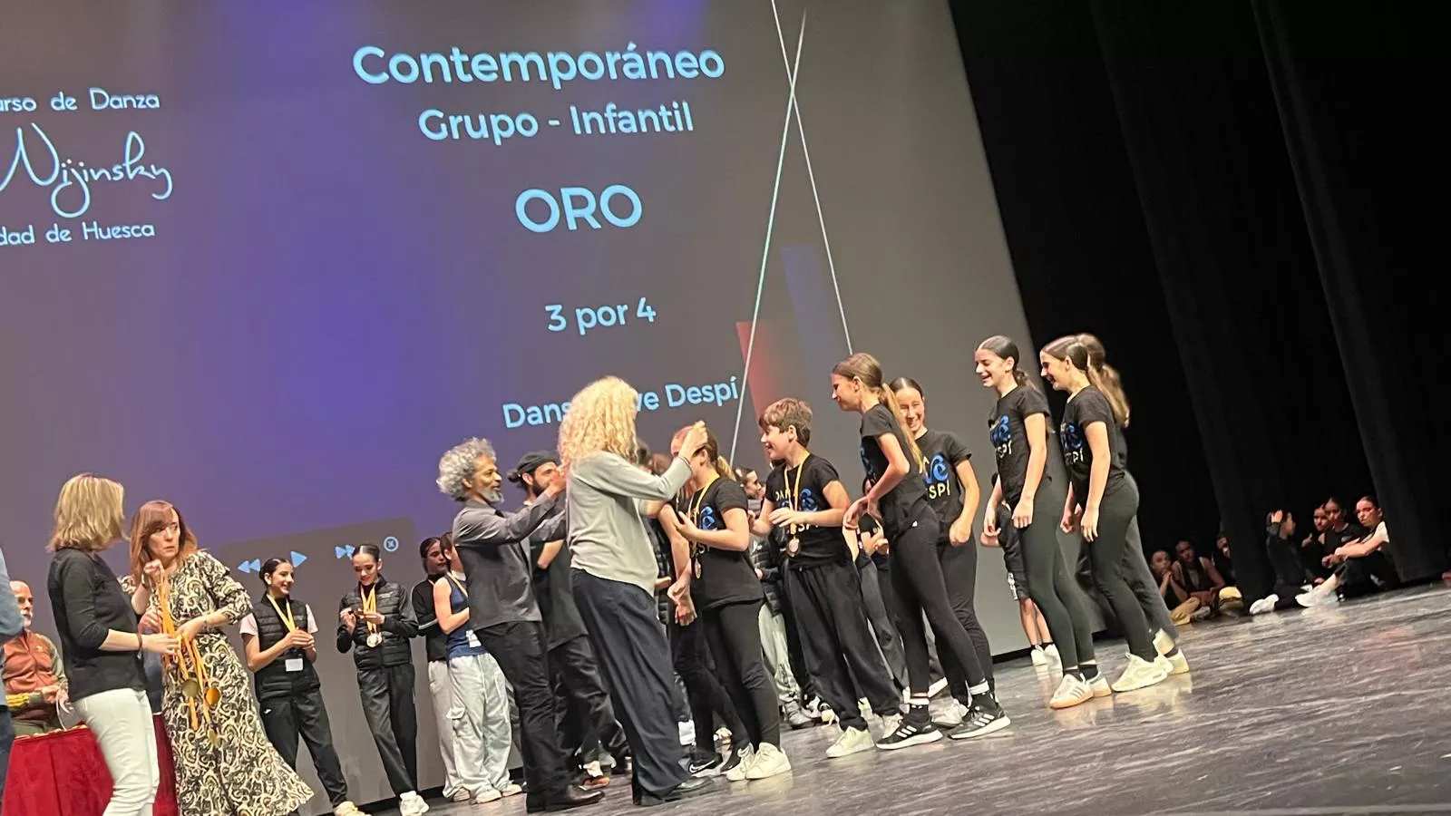 Entrega de premios del Concurso Nijinsky en su modalidad Modern. Foto Mercedes Manterola