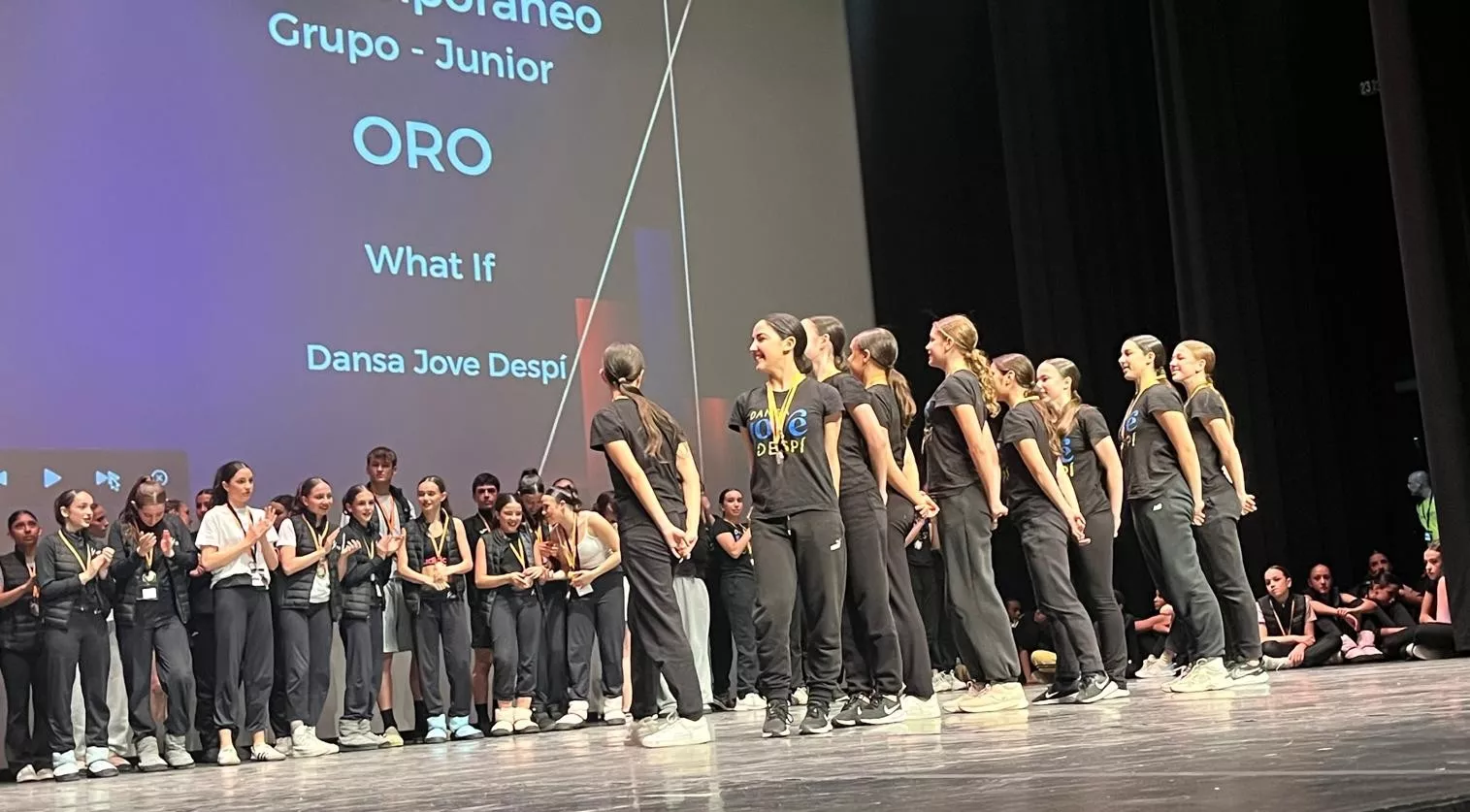 Entrega de premios del Concurso Nijinsky en su modalidad Modern. Foto Mercedes Manterola