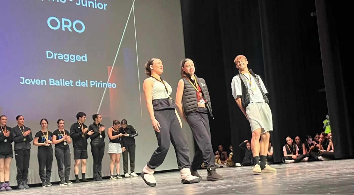 Entrega de premios del Concurso Nijinsky en su modalidad Modern. Foto Mercedes Manterola