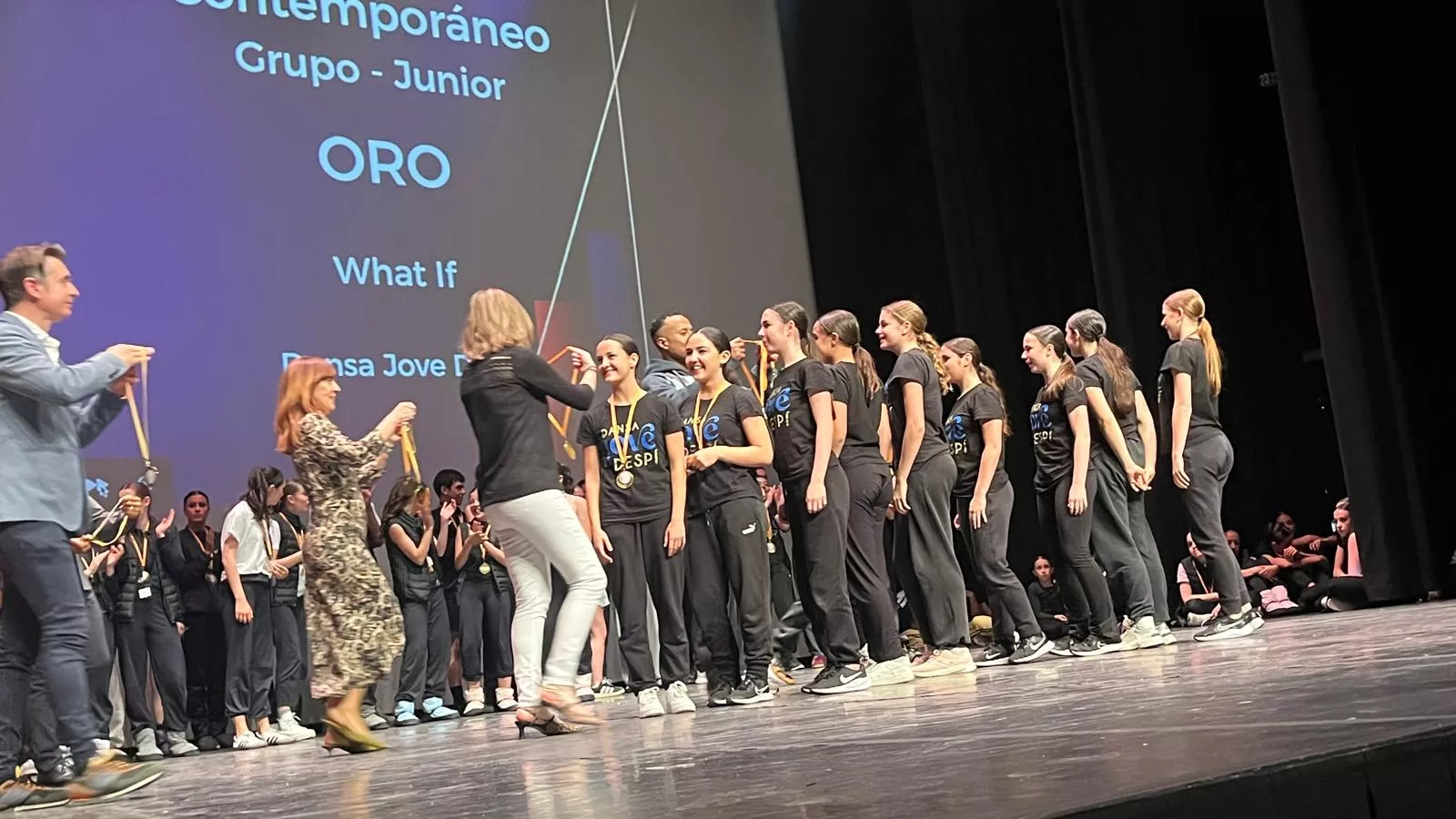 Entrega de premios del Concurso Nijinsky en su modalidad Modern. Foto Mercedes Manterola