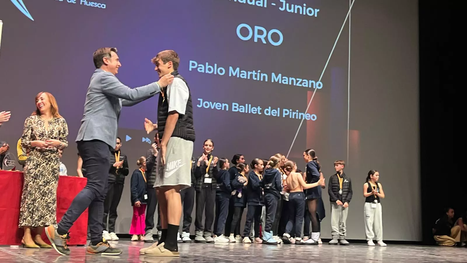 Entrega de premios del Concurso Nijinsky en su modalidad Modern. Foto Mercedes Manterola