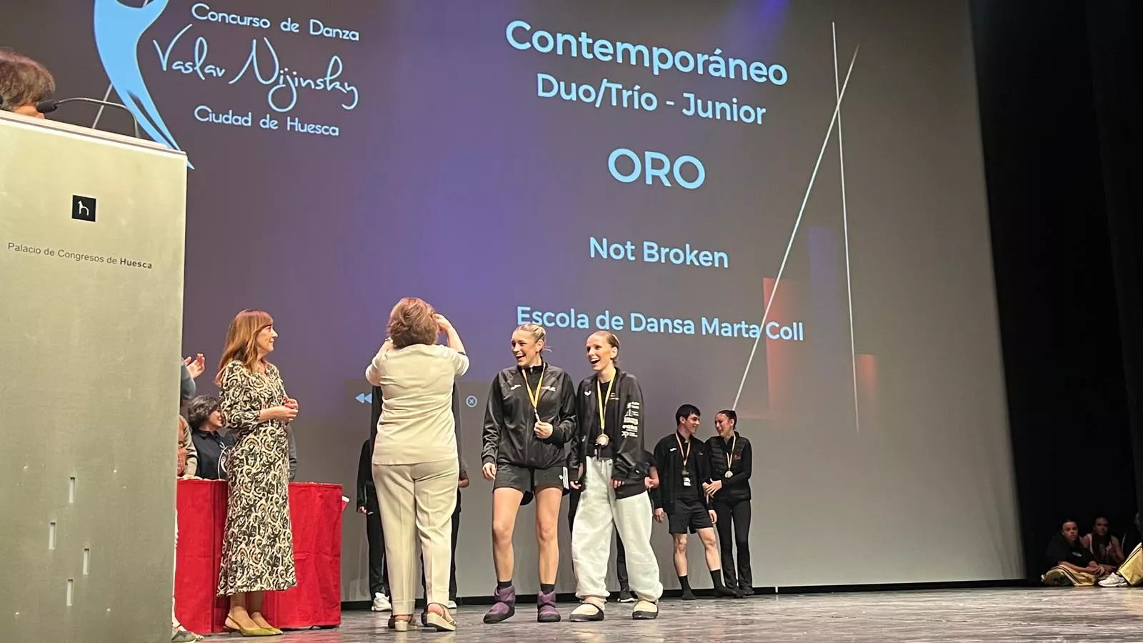 Entrega de premios del Concurso Nijinsky en su modalidad Modern. Foto Mercedes Manterola