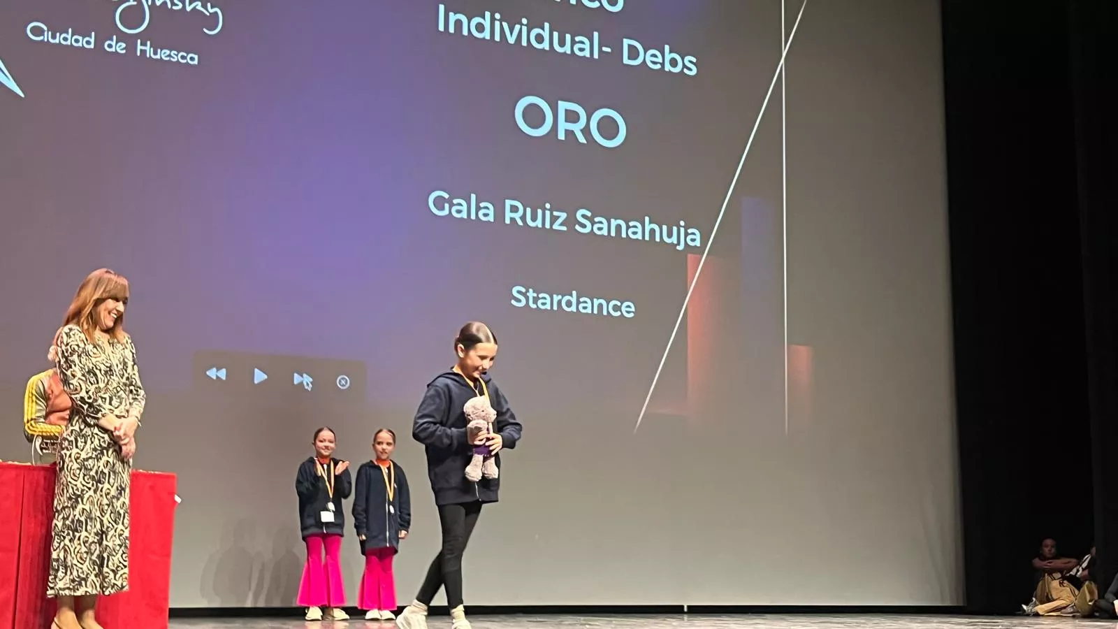 Entrega de premios del Concurso Nijinsky en su modalidad Modern. Foto Mercedes Manterola