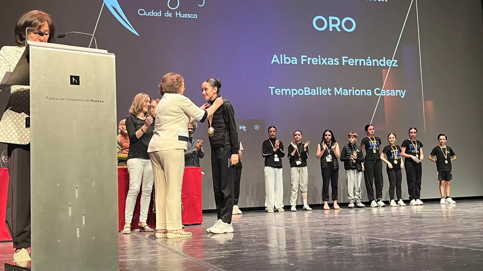 Entrega de premios del Concurso Nijinsky en su modalidad Modern. Foto Mercedes Manterola