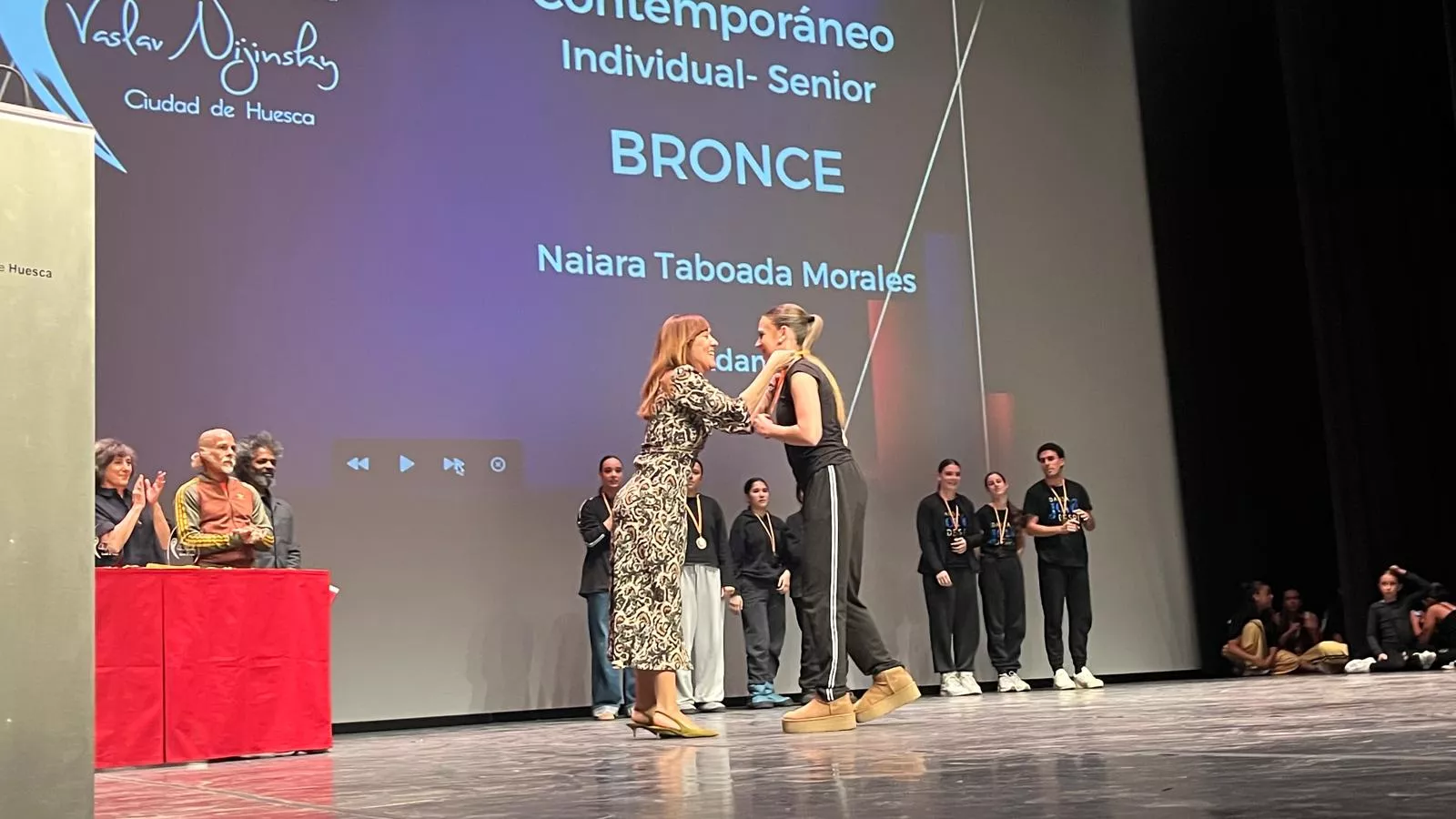 Entrega de premios del Concurso Nijinsky en su modalidad Modern. Foto Mercedes Manterola