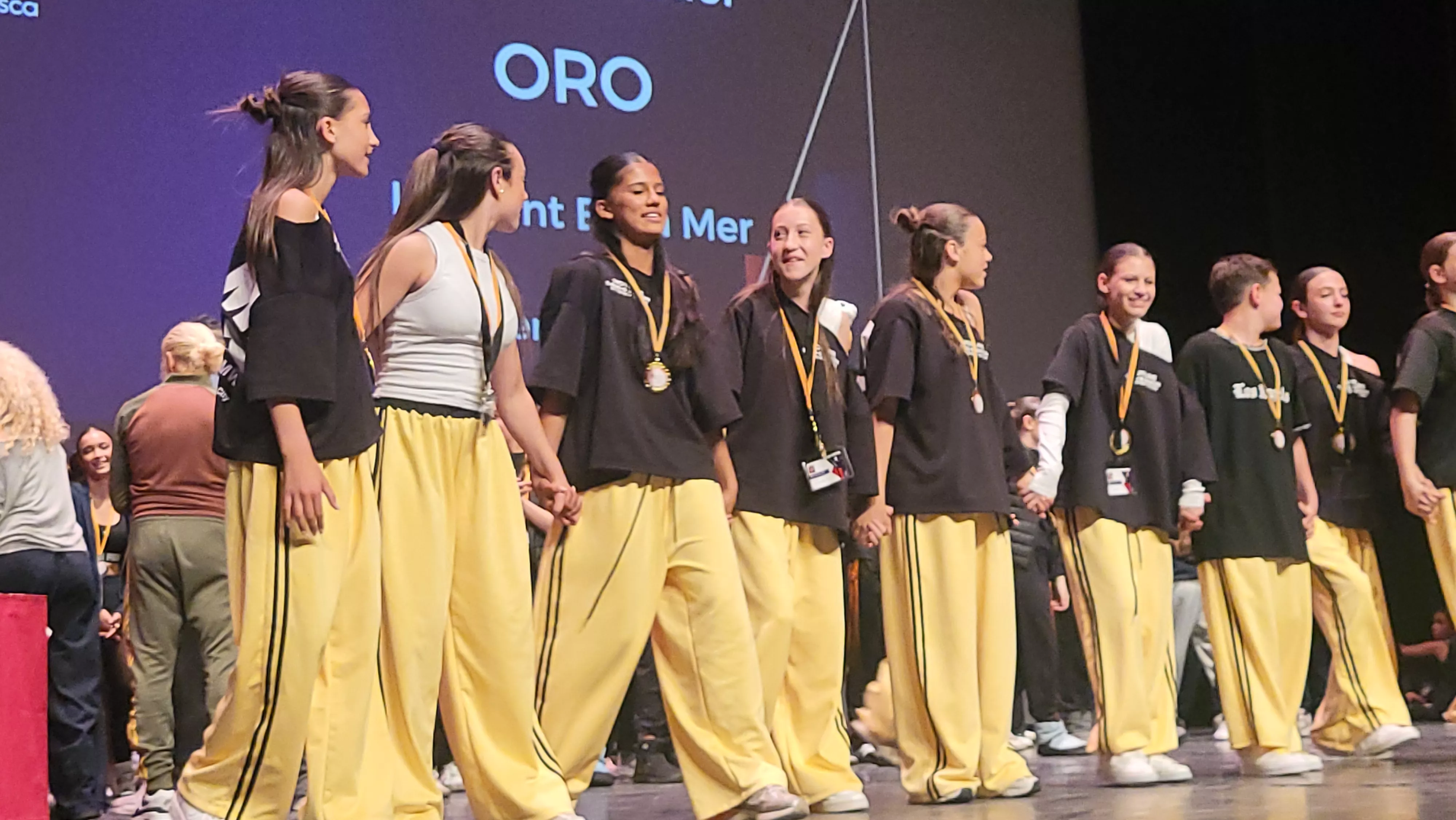 Entrega de premios del Concurso Nijinsky en su modalidad Modern. Foto Mercedes Manterola