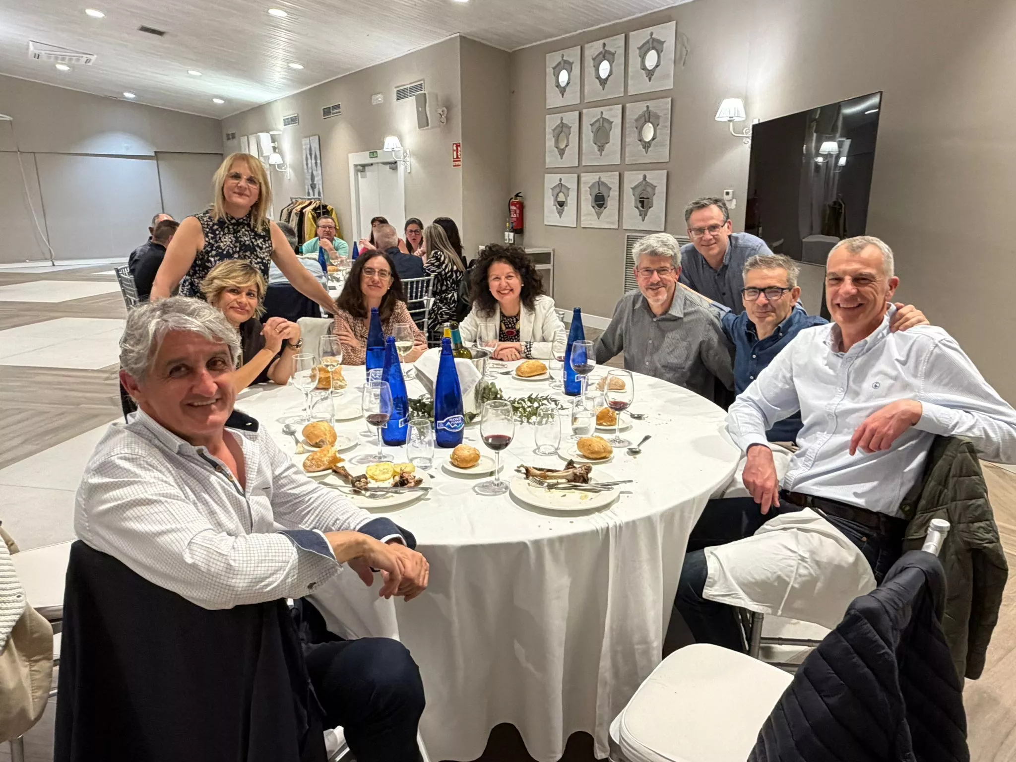 Cena de la Javierada en El Cobertizo. Foto Niko Alonso