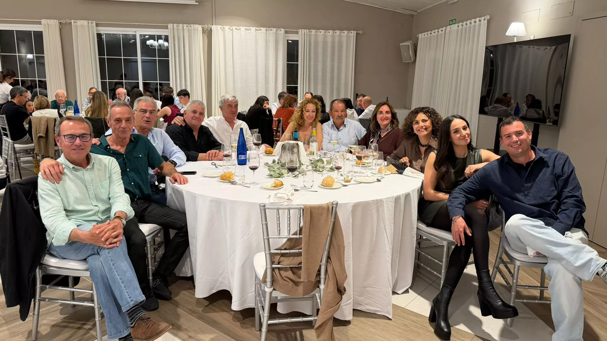 Cena de la Javierada en El Cobertizo. Foto Niko Alonso
