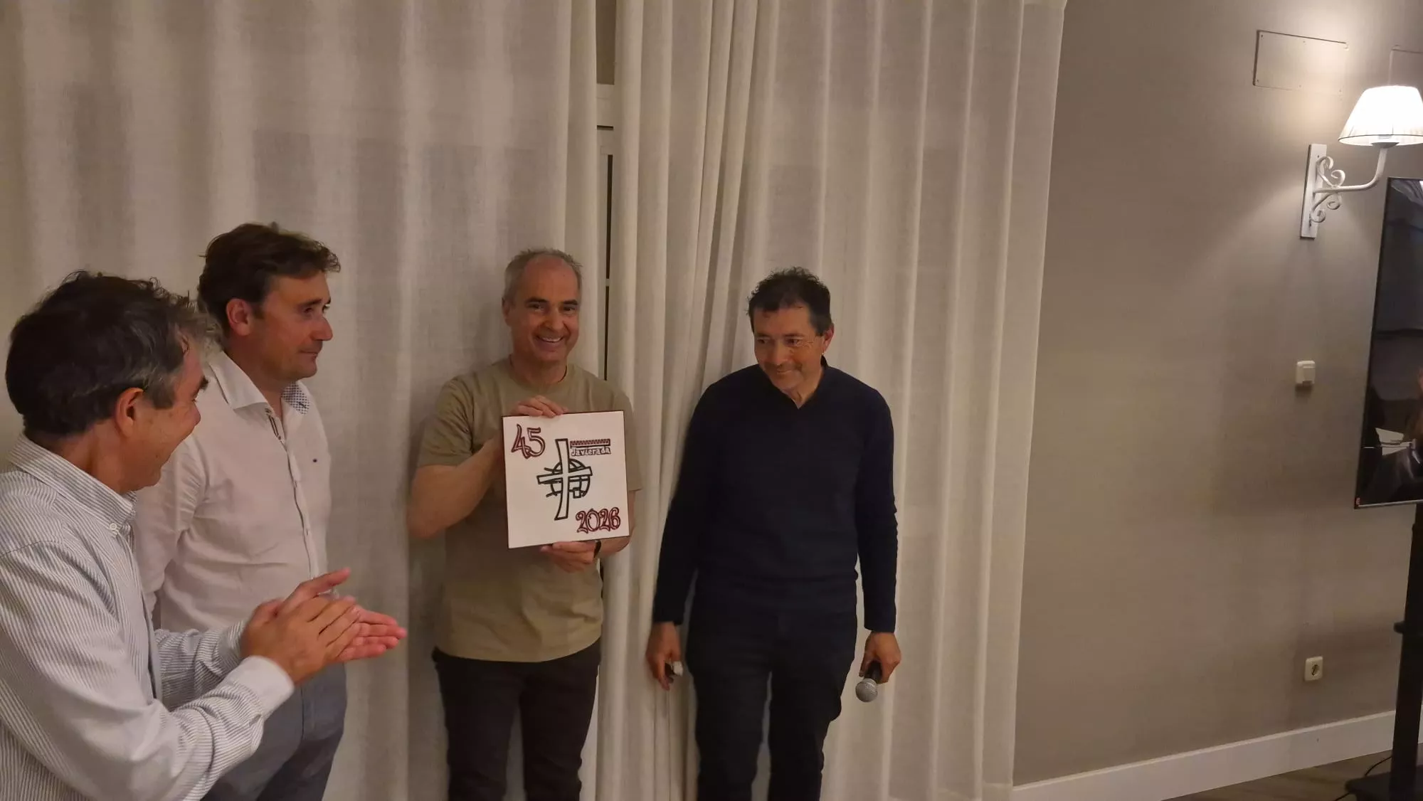 Cena de la Javierada en El Cobertizo. Foto Juanlu Herrero