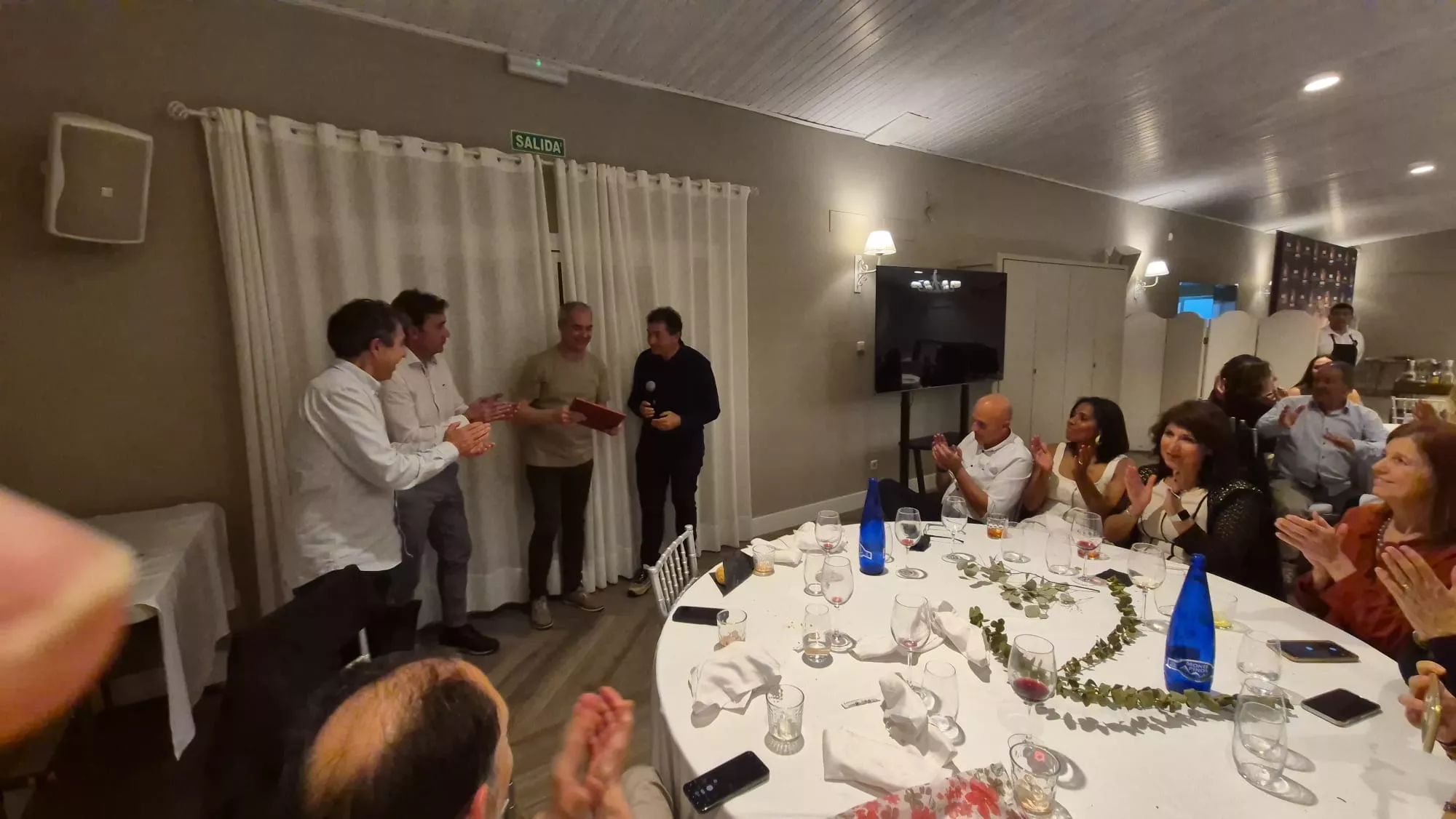 Cena de la Javierada en El Cobertizo. Foto Juanlu Herrero