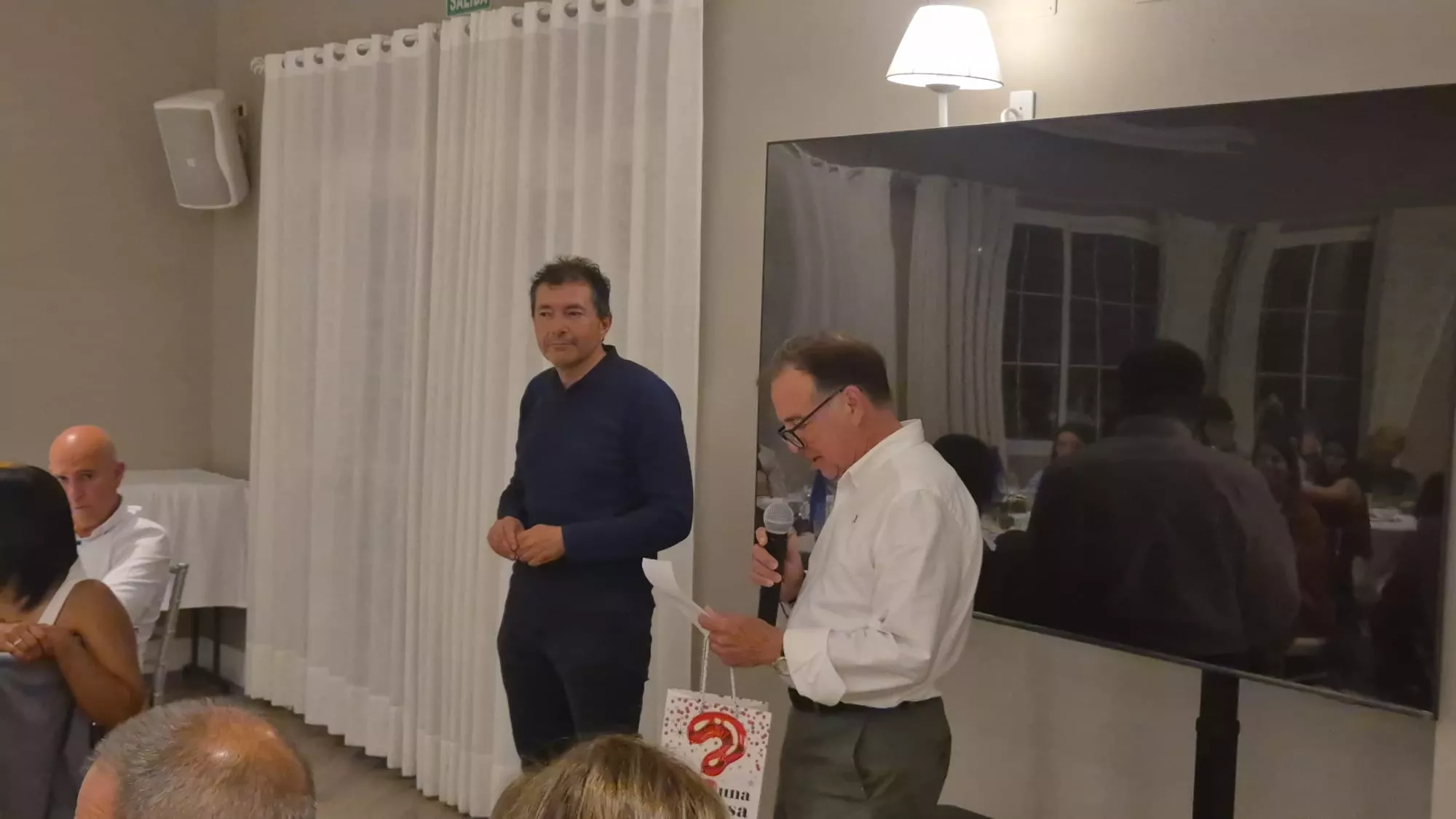 Cena de la Javierada en El Cobertizo. Foto Juanlu Herrero