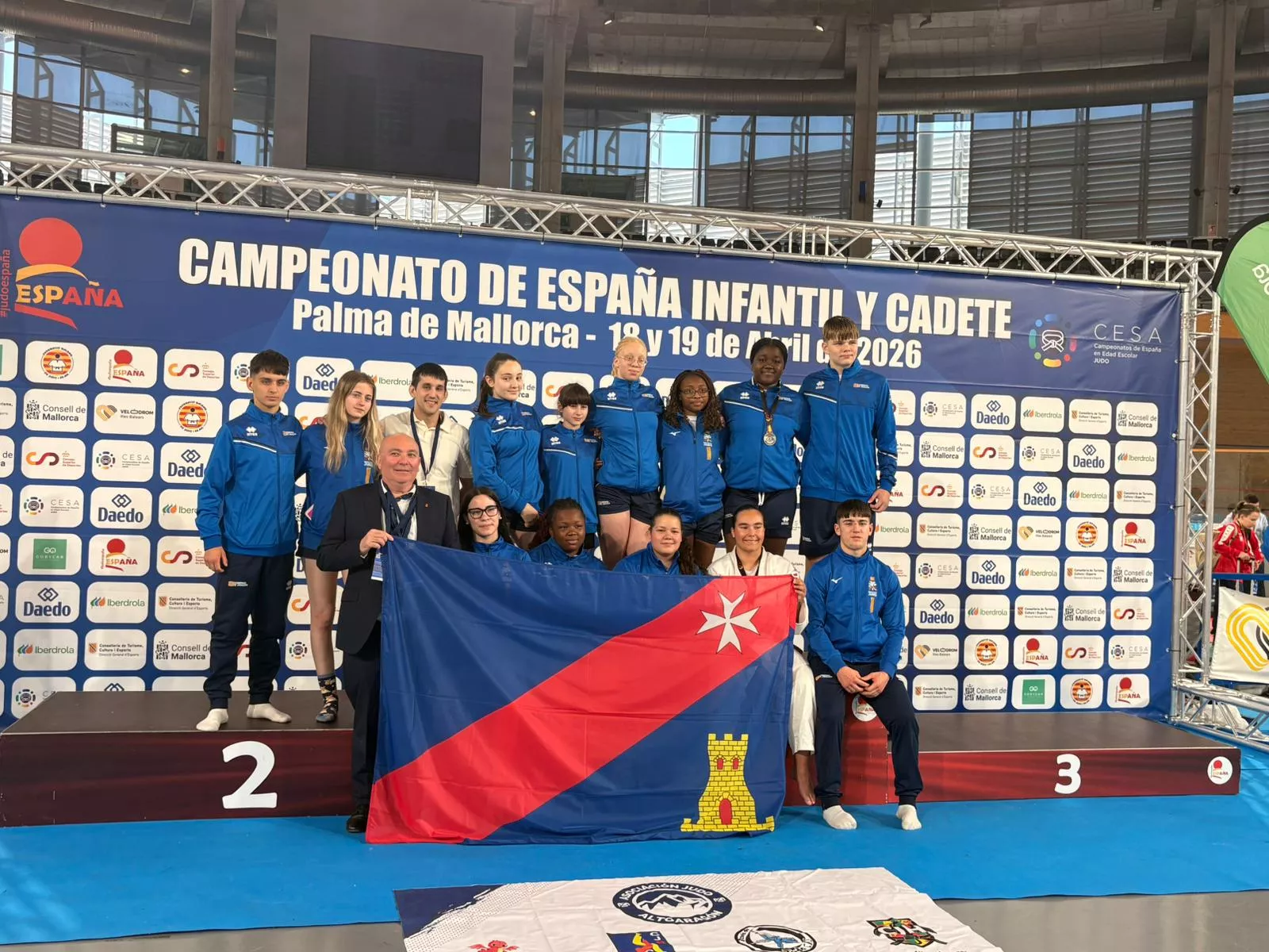 Club Judo Binéfar en Mallorca.