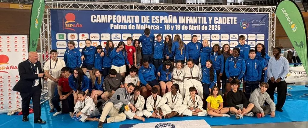 Judocas de la Asociación de Judo Altoaragón.