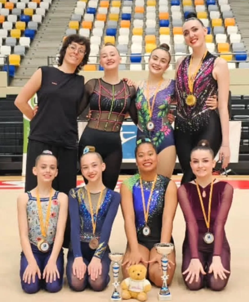 el grupo con Cristina Perea