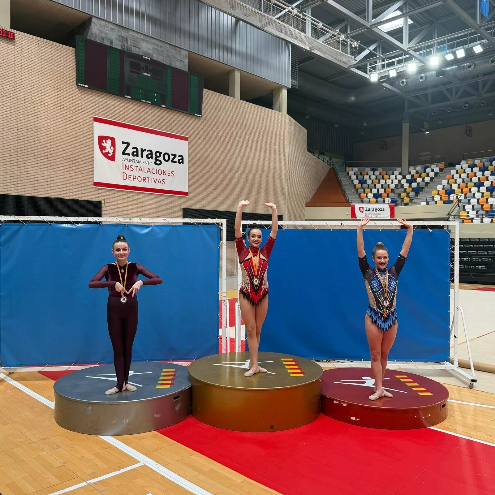 Marta Otín, plata en cinta