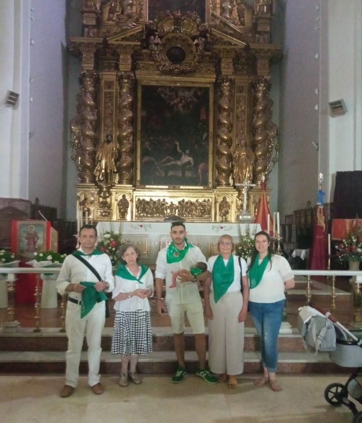 Enzo, con 15 días y tataranieto de Prior, inicia la tradición.