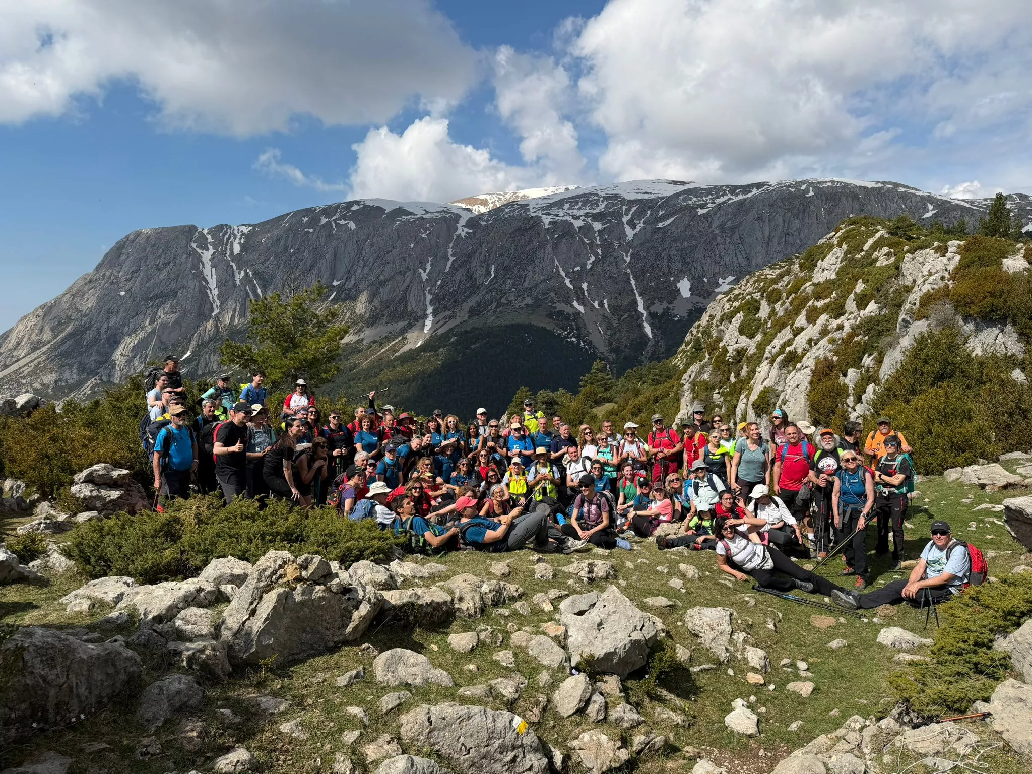 Inauguración del sendero PR-HU 134 de la Vuelta del Turbón. Foto Juanlu Herrero