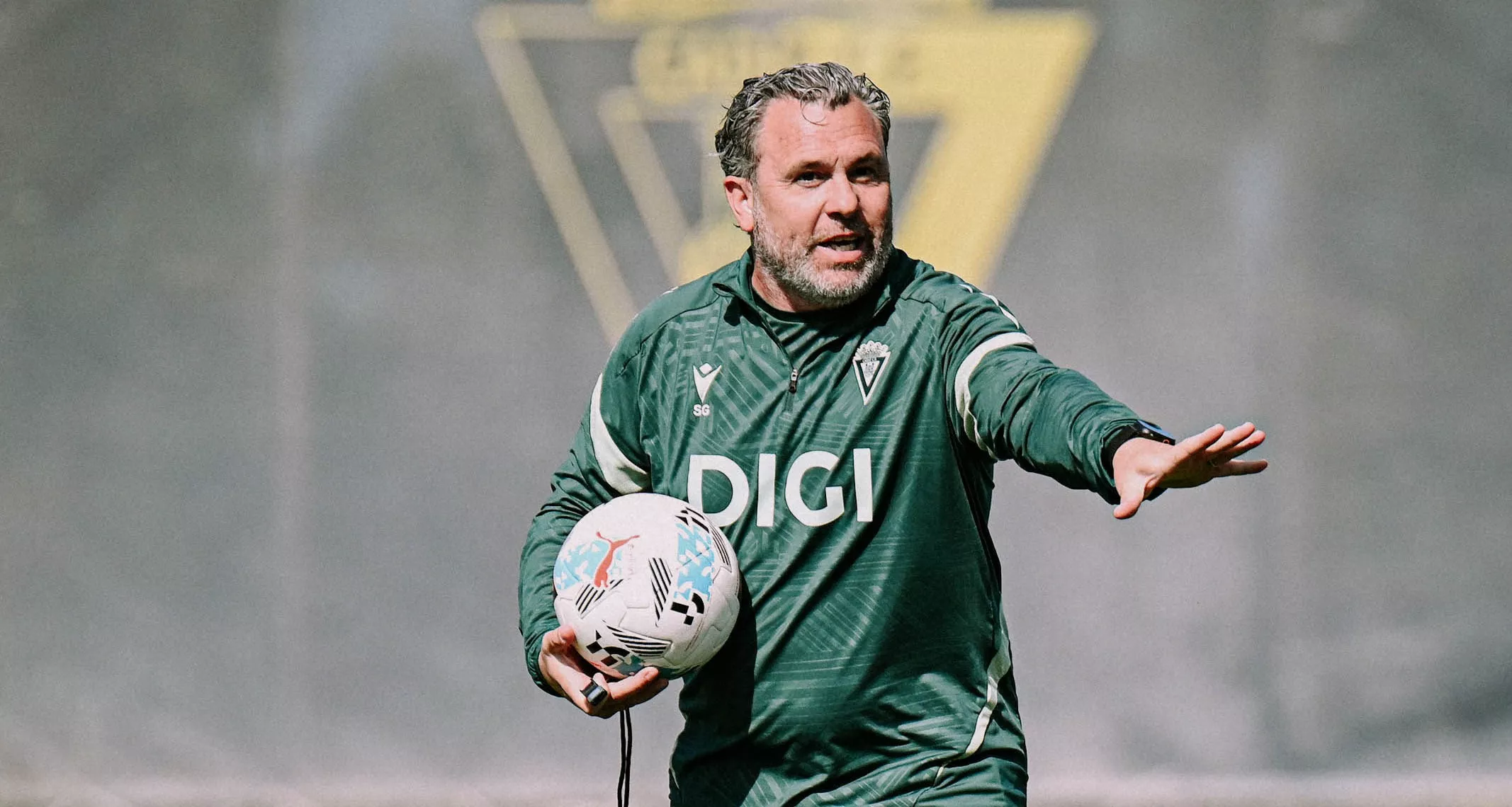 Sergio González, entrenador del Cádiz CF. Foto: Cádiz CF