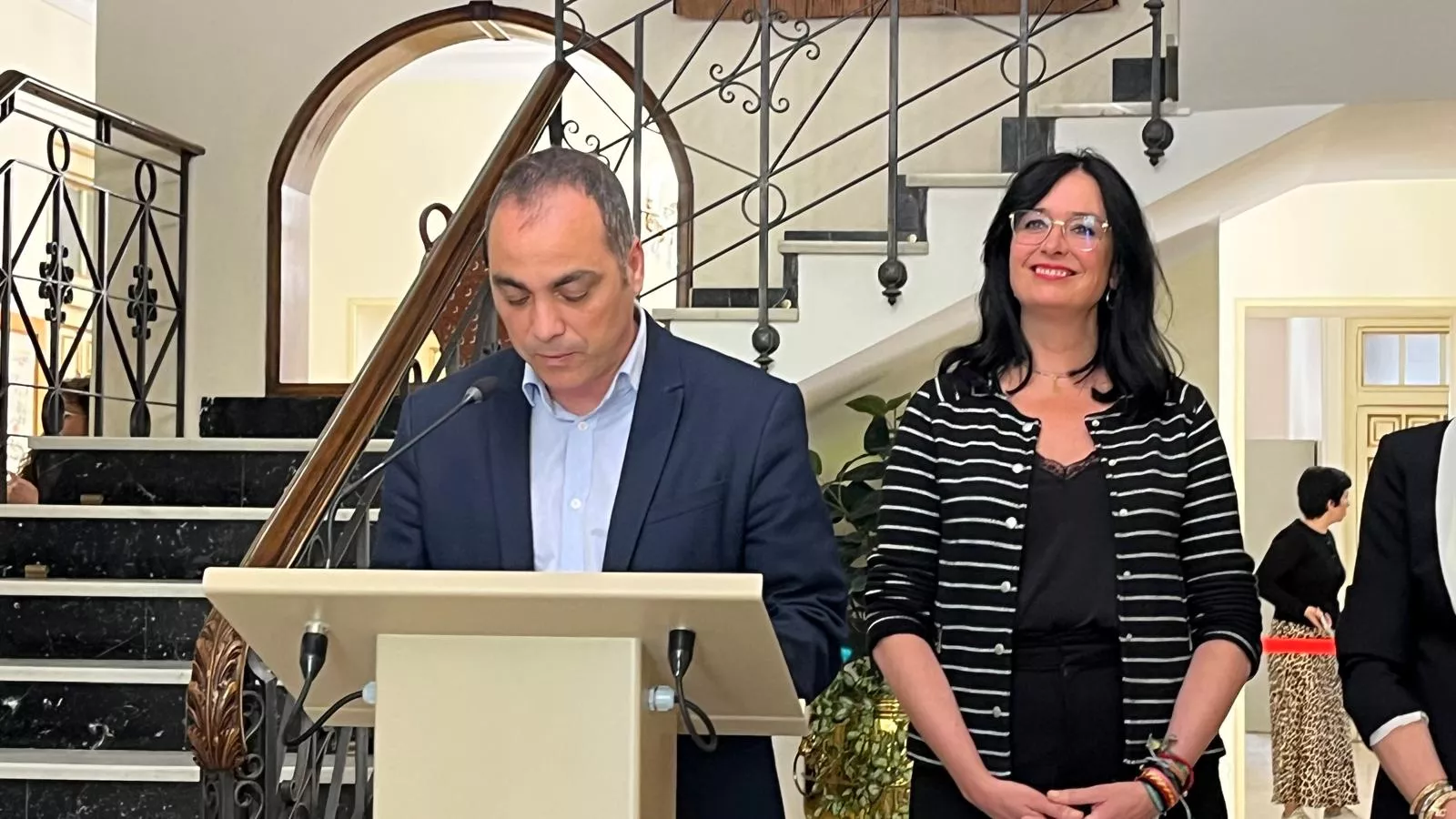 Lectura continuada de 'Crónica del alba' de Ramón J. Sender en el IEA. Foto Mercedes Manterola