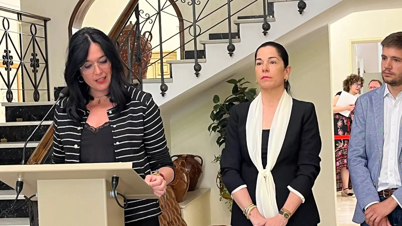 Lectura continuada de 'Crónica del alba' de Ramón J. Sender en el IEA. Foto Mercedes Manterola