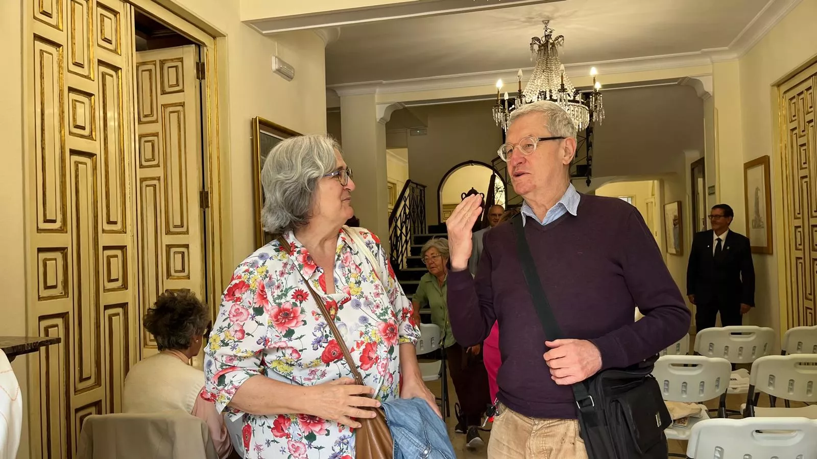 Lectura continuada de 'Crónica del alba' de Ramón J. Sender en el IEA. Foto Mercedes Manterola