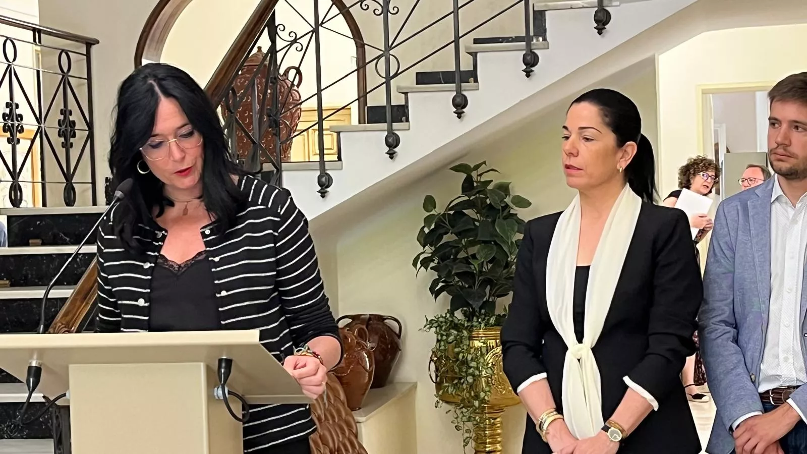 Lectura continuada de 'Crónica del alba' de Ramón J. Sender en el IEA. Foto Mercedes Manterola