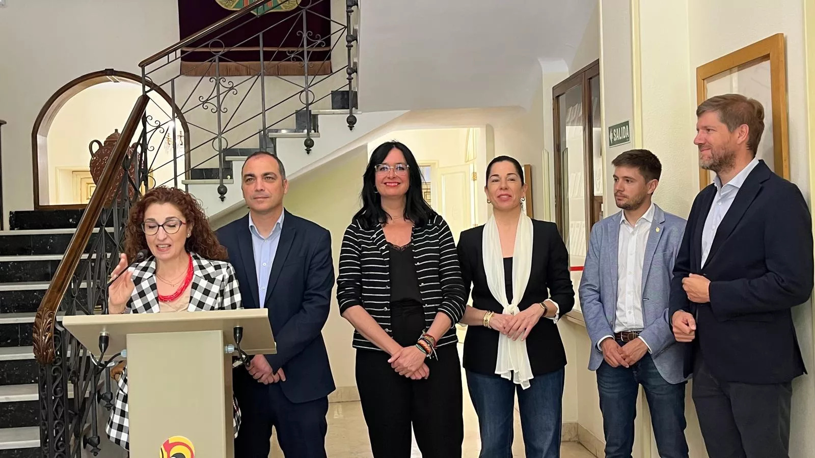 Lectura continuada de 'Crónica del alba' de Ramón J. Sender en el IEA. Foto Mercedes Manterola