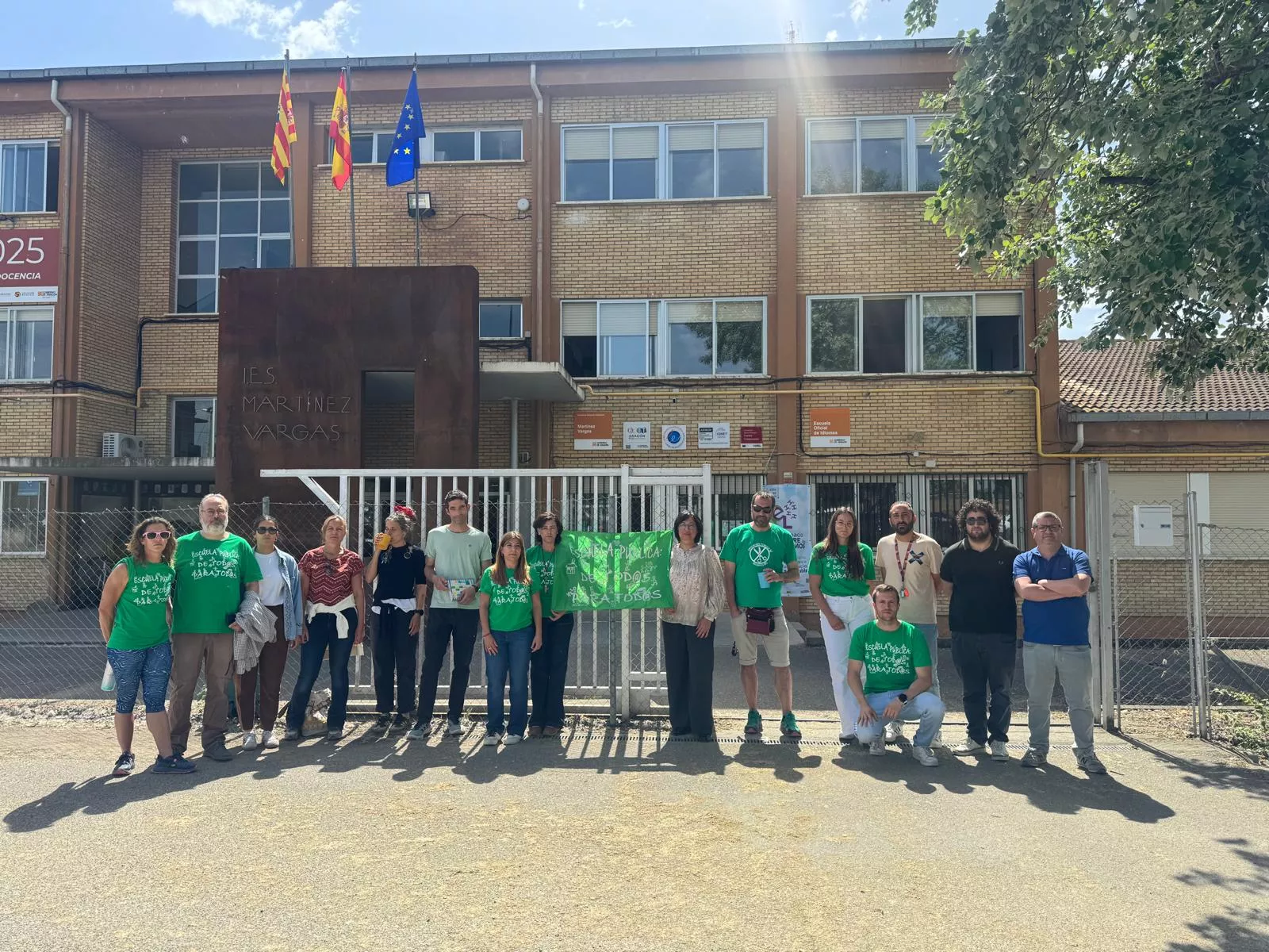 Concentraciones de apoyo a la escuela pública este miércoles, 22 de abril.