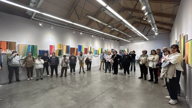 La muestra del artista del Grupo ZheBRA puede visitarse en el Centro Cultural Manuel Benito Moliner.