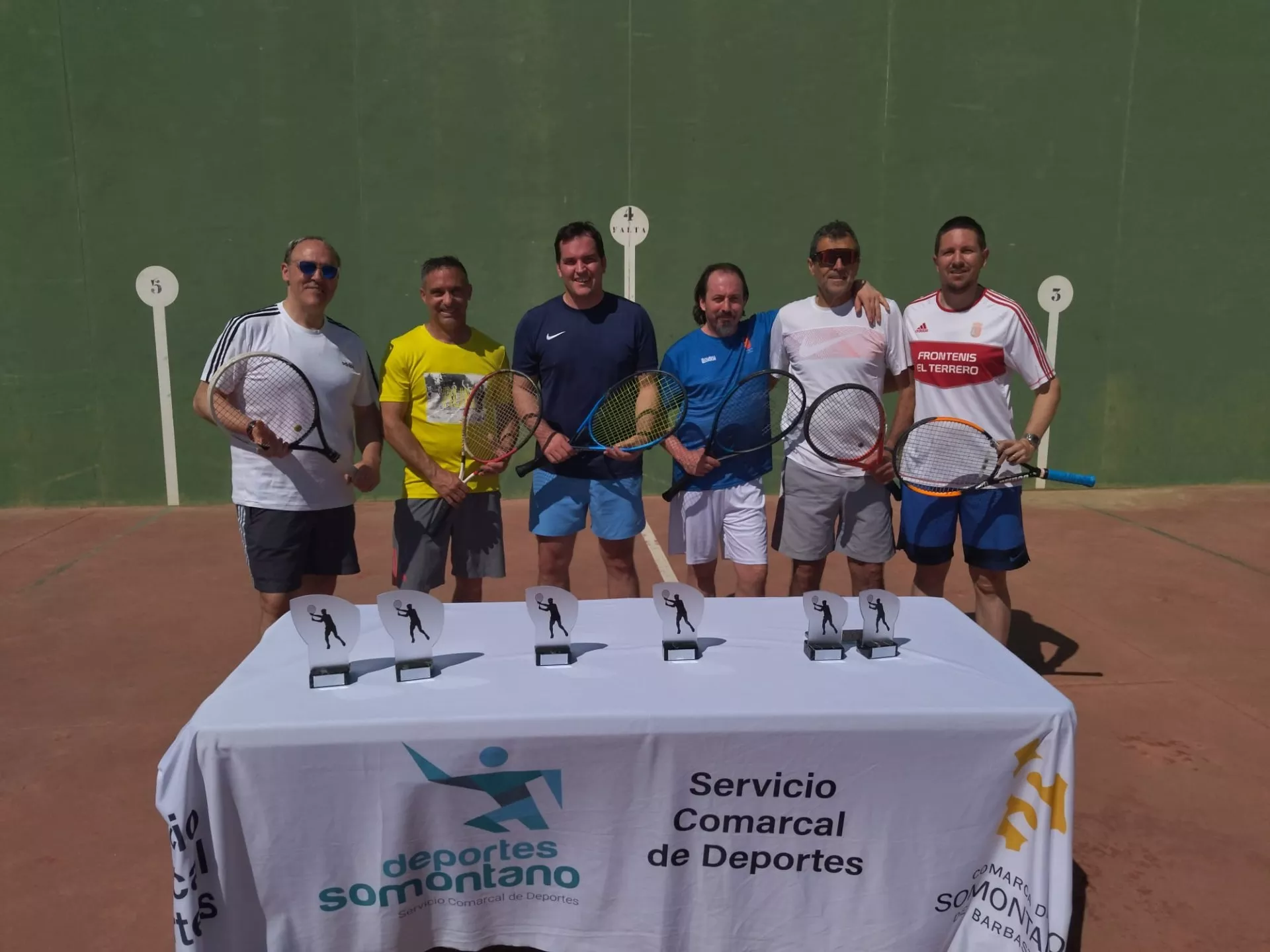 Podio final del torneo.