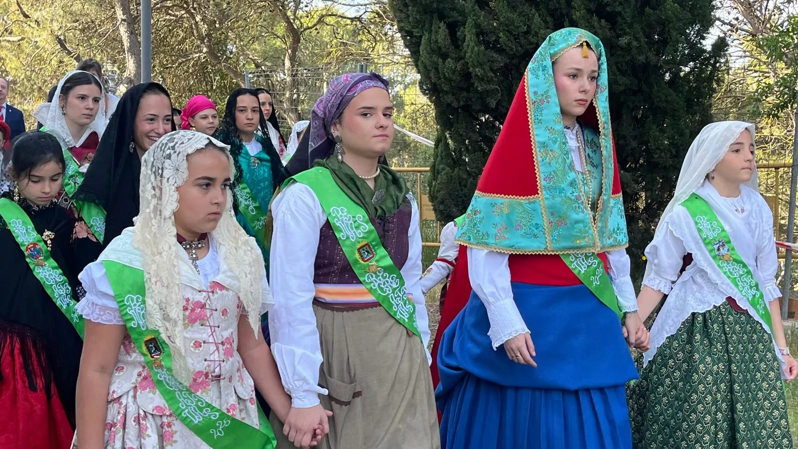 Celebración de la misa en la ermita en el Día de San Jorge. Foto Mercedes Manterola