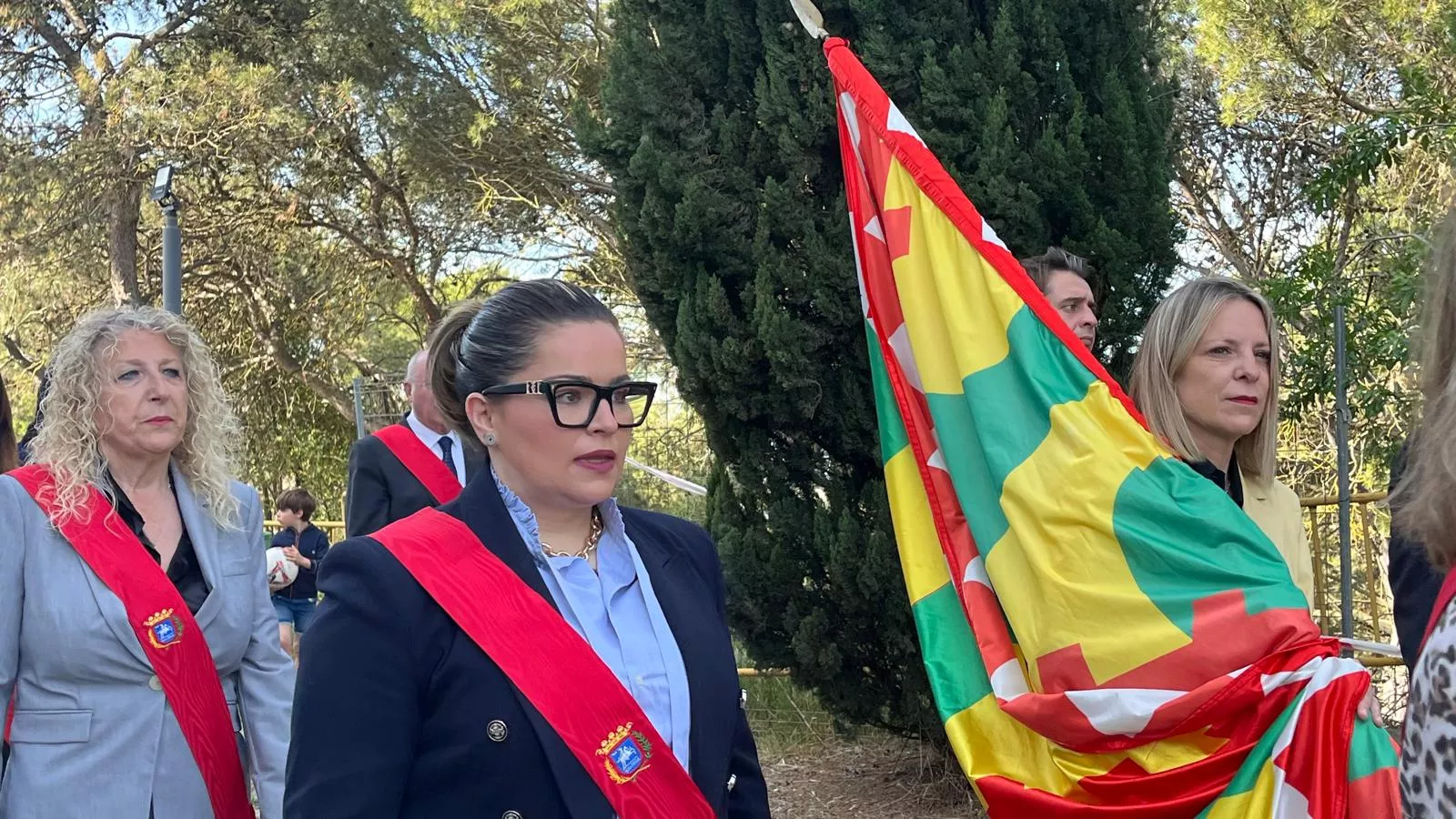 Celebración de la misa en la ermita en el Día de San Jorge. Foto Mercedes Manterola