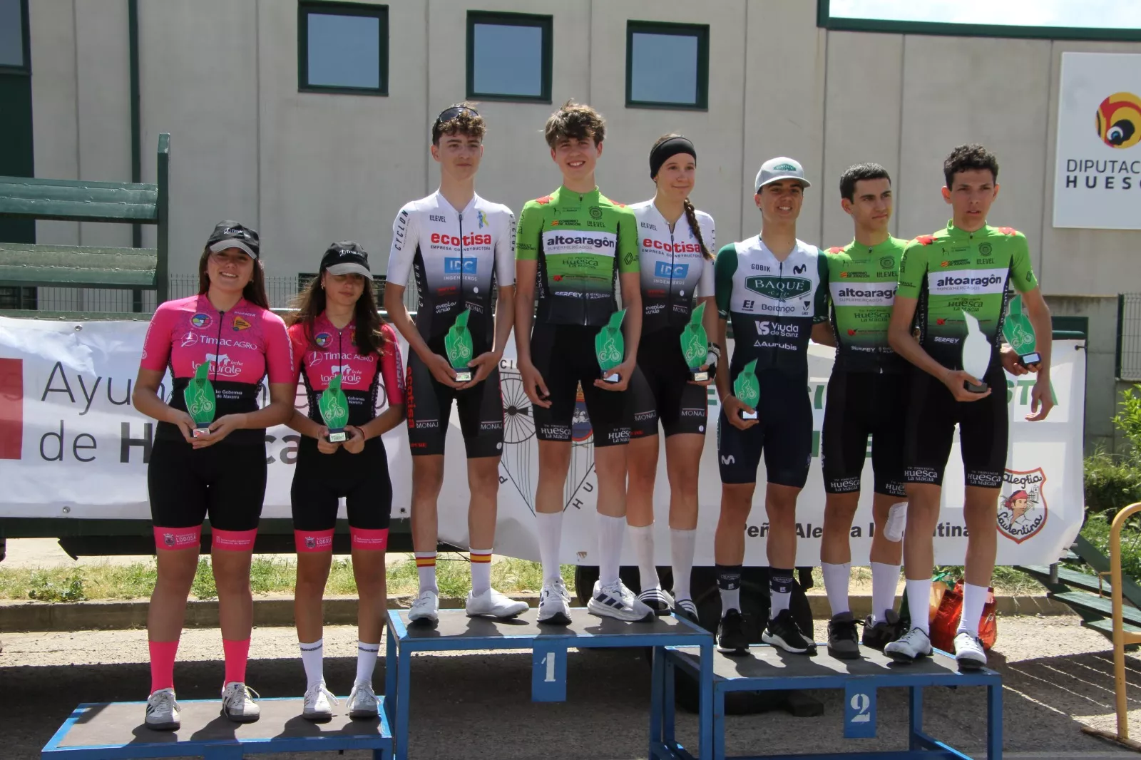 Podio del Trofeo Cadete. Foto: Carlos Neofato