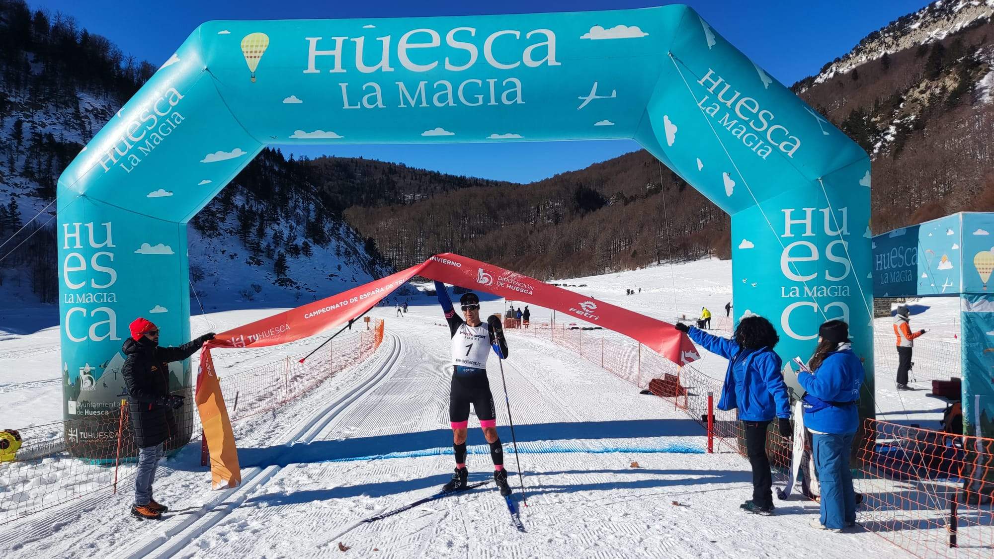 Pello Osoro, en su llegada a meta.