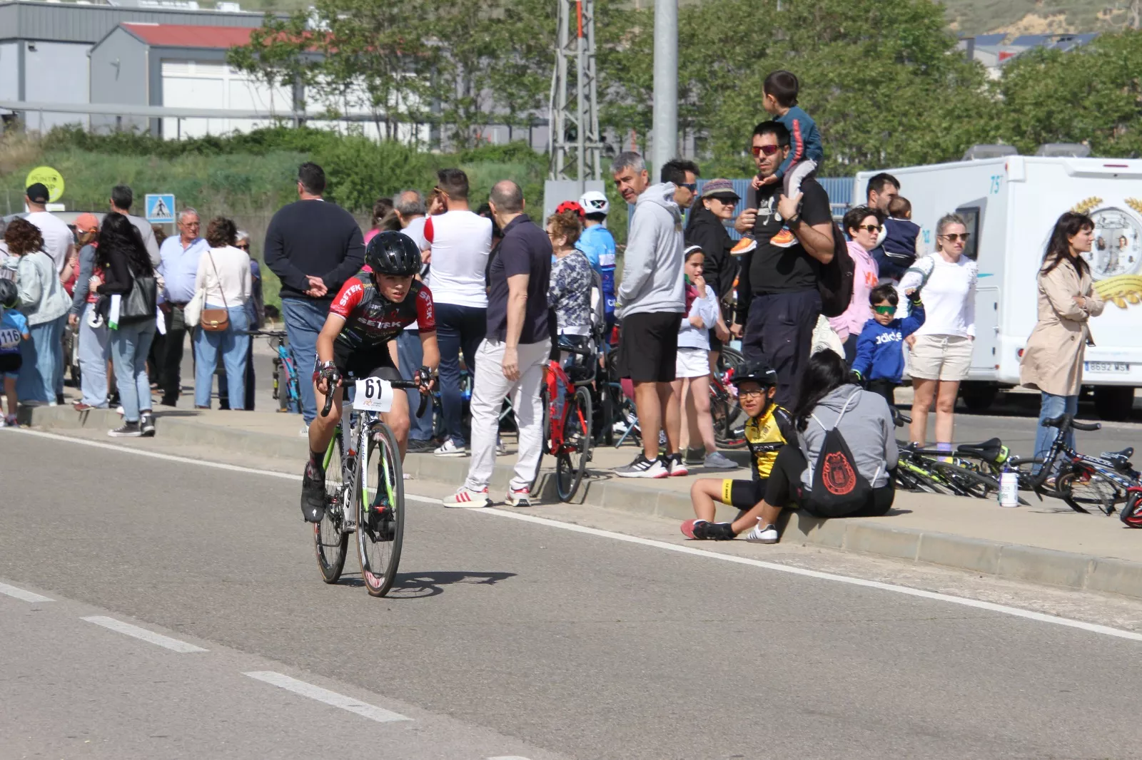 Trofeo San Jorge ciclismo Cadete y Escuelas. Fotos: Carlos Neofato