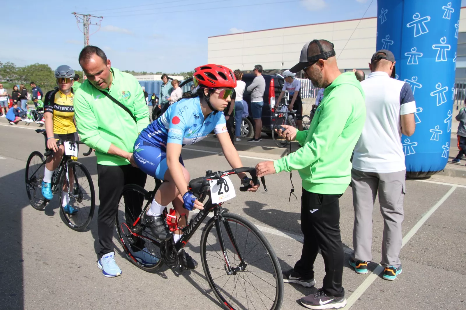Trofeo San Jorge ciclismo Cadete y Escuelas. Fotos: Carlos Neofato