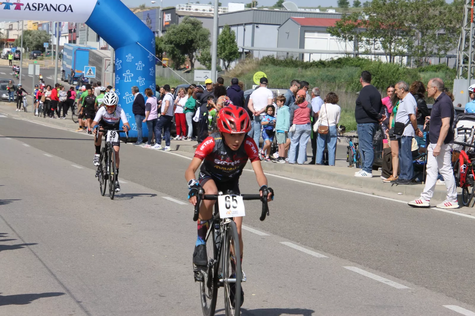 Trofeo San Jorge ciclismo Cadete y Escuelas. Fotos: Carlos Neofato