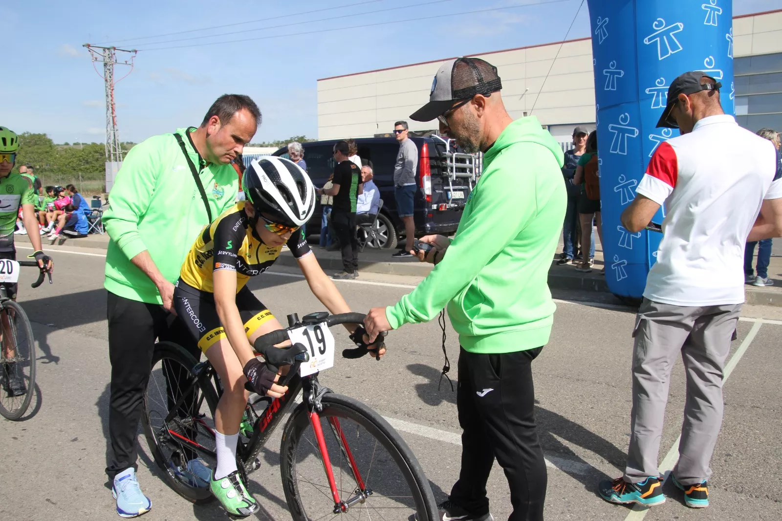 Trofeo San Jorge ciclismo Cadete y Escuelas. Fotos: Carlos Neofato
