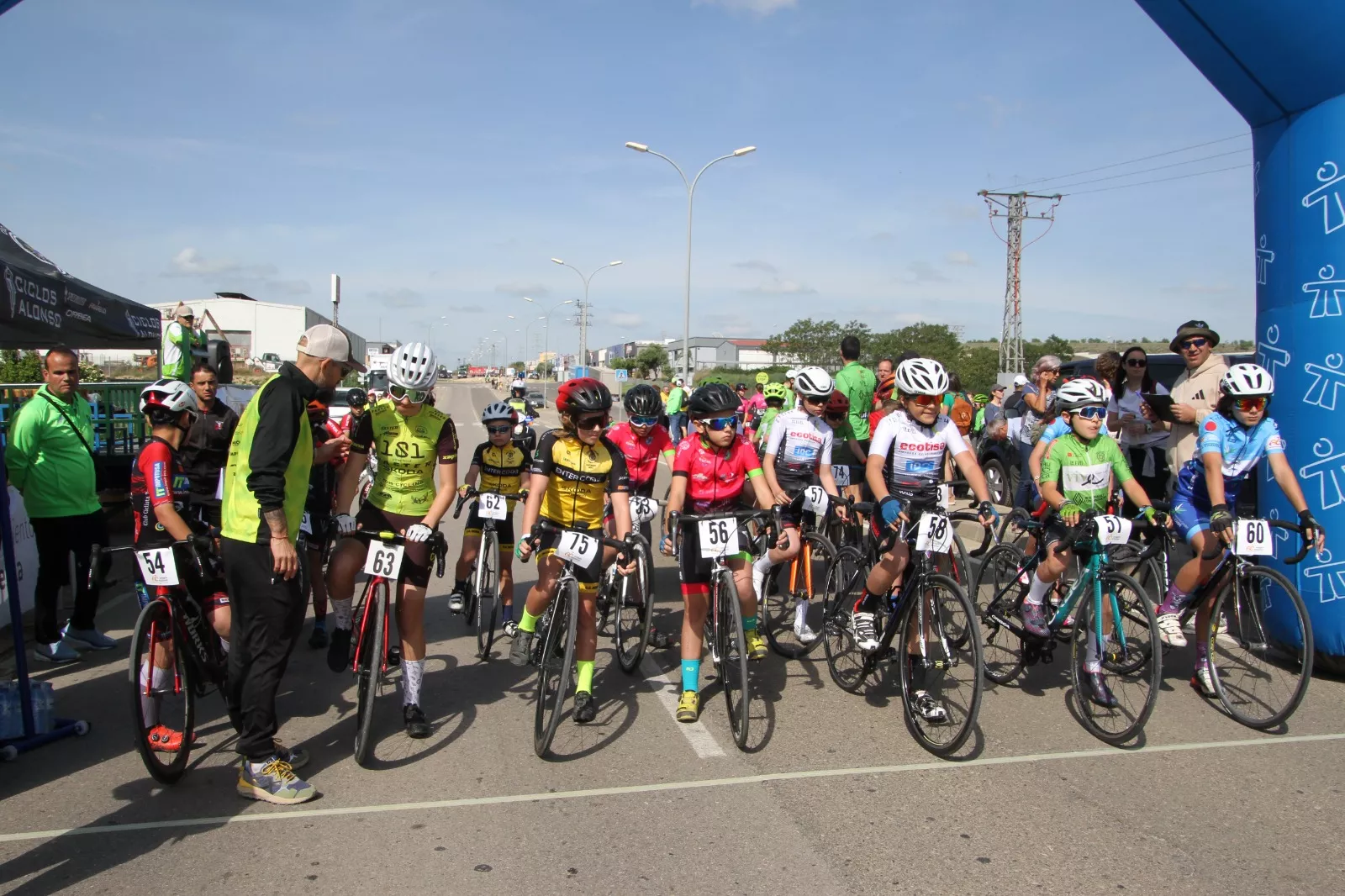 Trofeo San Jorge ciclismo Cadete y Escuelas. Fotos: Carlos Neofato