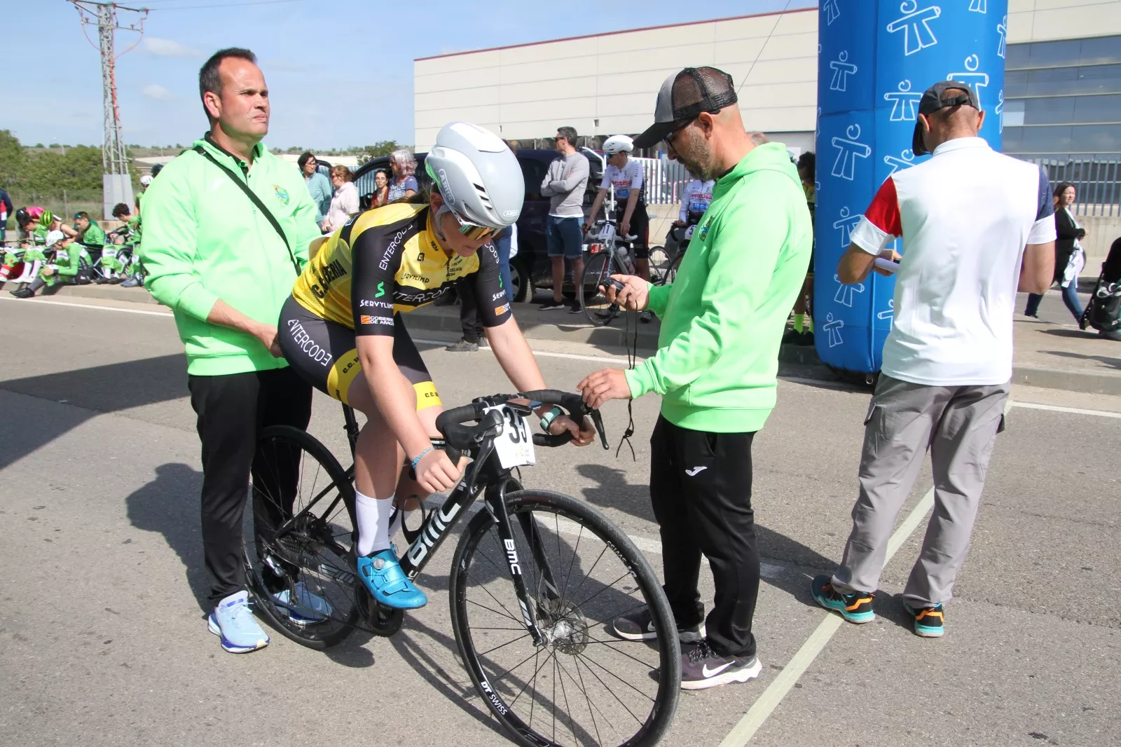 Trofeo San Jorge ciclismo Cadete y Escuelas. Fotos: Carlos Neofato