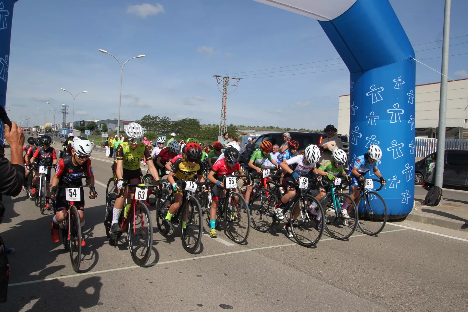 Trofeo San Jorge ciclismo Cadete y Escuelas. Fotos: Carlos Neofato