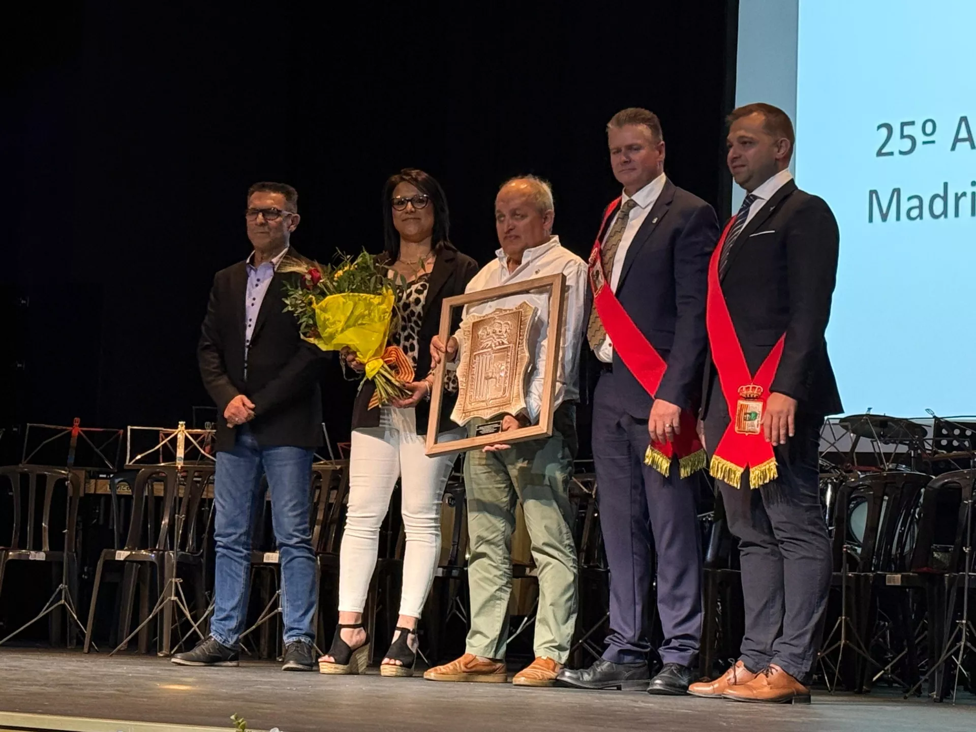 Reconocimiento en Fraga a la Peña Madridista