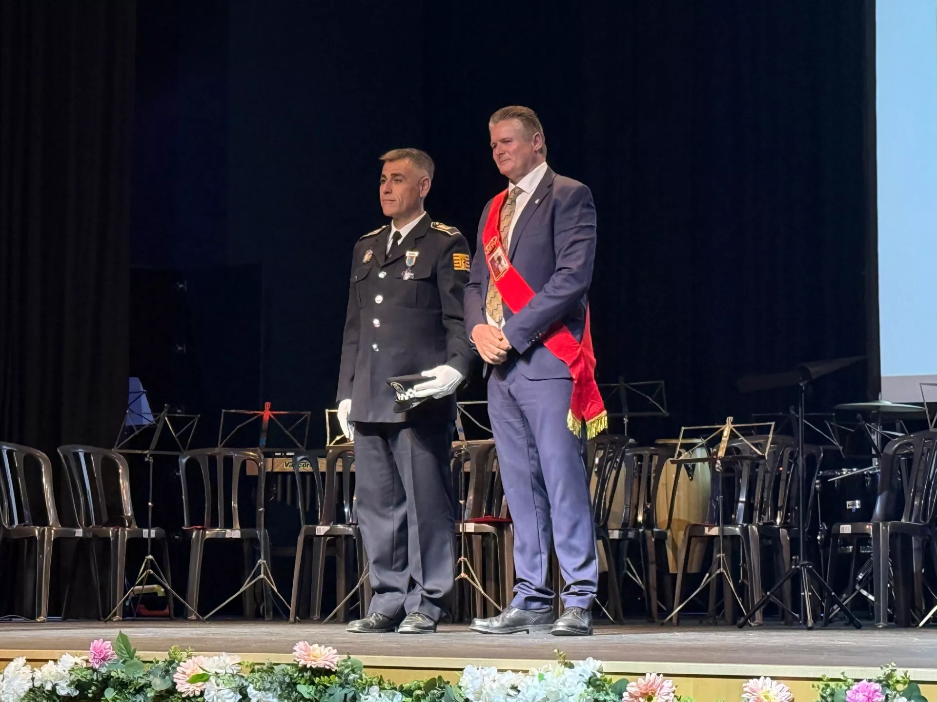 Reconocimiento por el servicio en la Policía Local a Sergio de Lamo