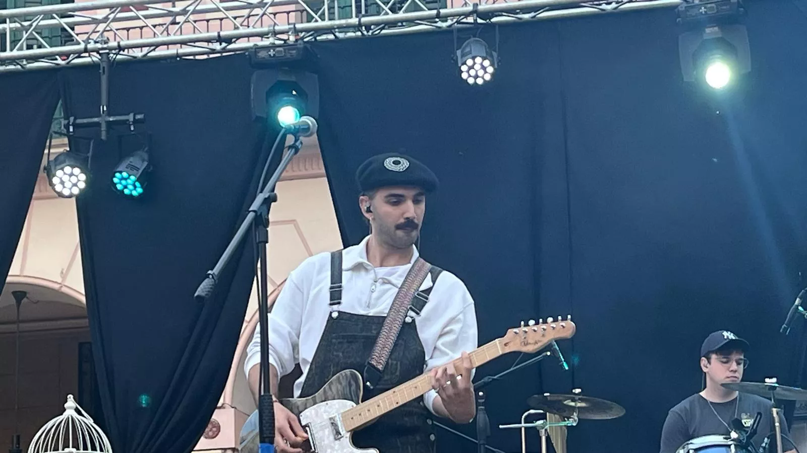 Actuación de Radices en San Jorge dentro del programa  “Luenga de Fumo”. Foto Mercedes Manterola