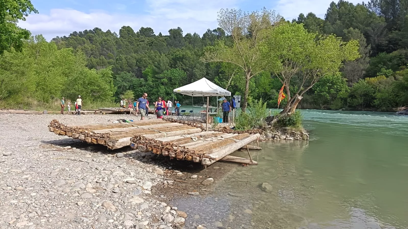 Las nabatas toman forma en la Galliguera en la antesala del gran descenso.