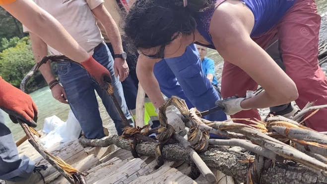 Trabajos para la creación de las nabatas.