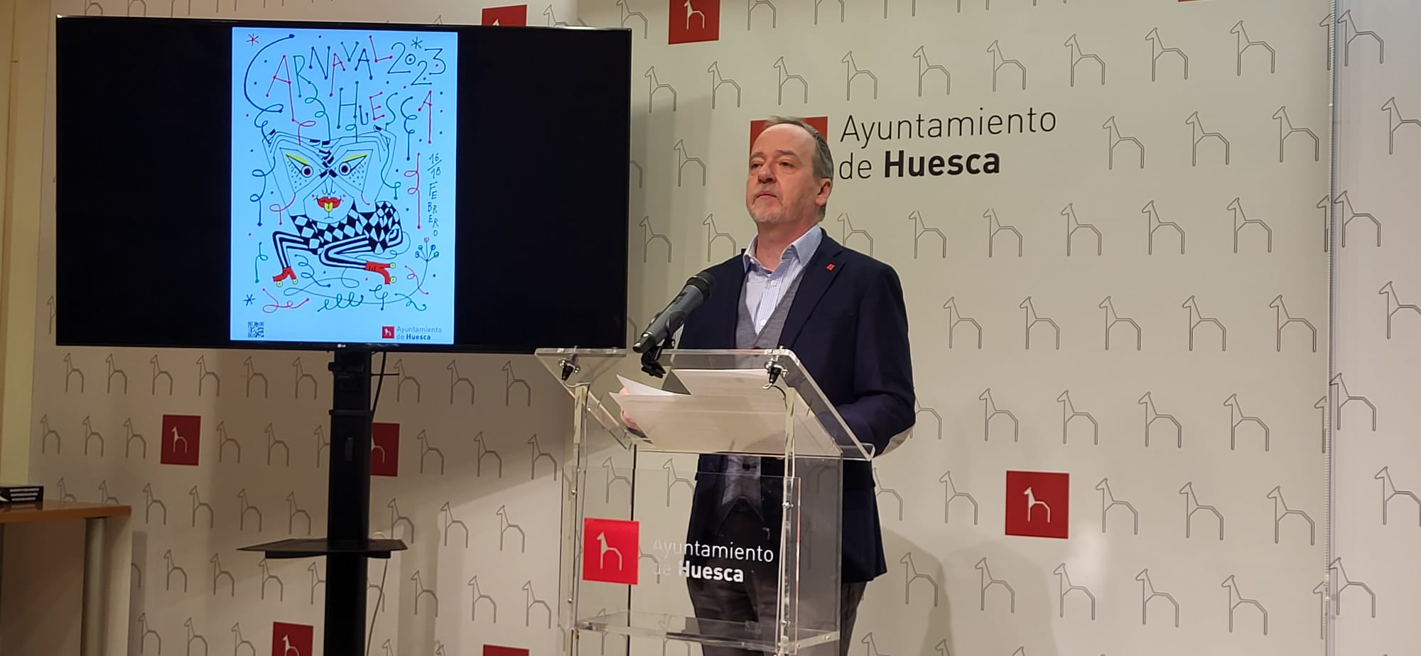 Ramón Lasaosa ha presentado los actos de Carnaval en Huesca. Ramón Lasaosa ha presentado los actos de Carnaval en Huesca.