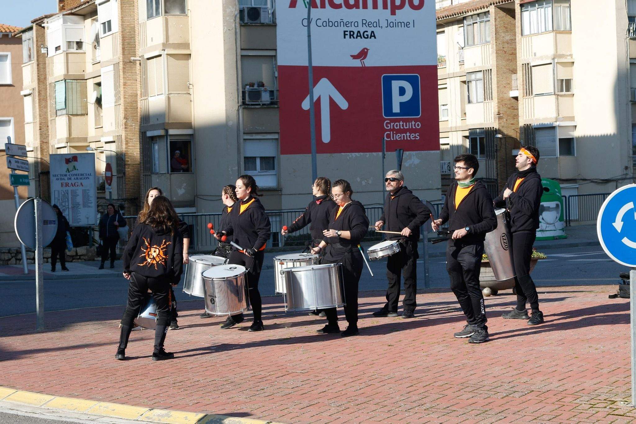 Imágenes de la X Carrera por la vida celebrada en Fraga. Foto AECC Bajo Cinca 