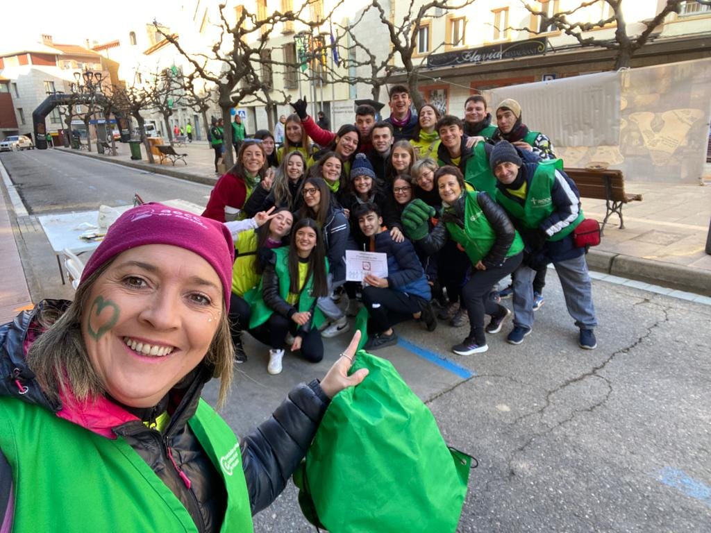 Imágenes de la X Carrera por la vida celebrada en Fraga. Foto AECC Bajo Cinca